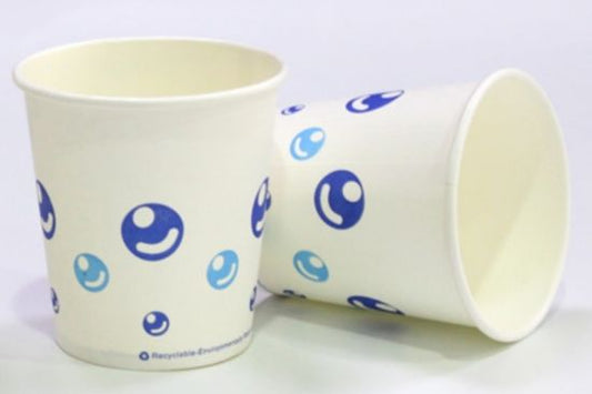 Paper Water Cup 9oz (280ml) With Bubble Print